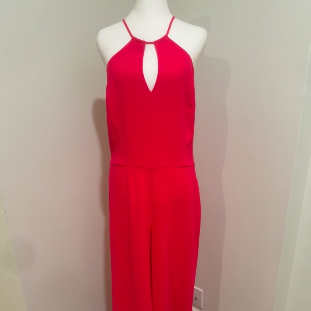 Polo Ralph Lauren Bright Pink Wide Leg Jumpsuit Romper Size 6 $298 NWT